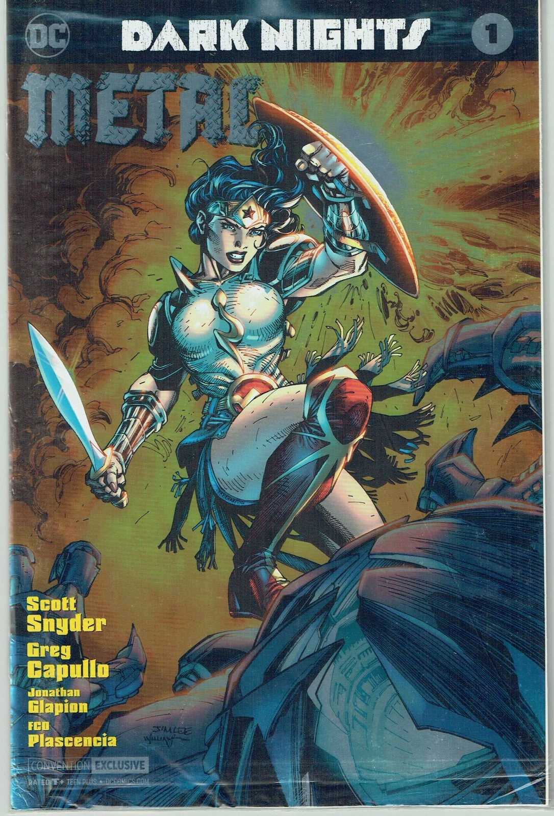 DARK KNIGHTS METAL #1 JIM LEE VARIANT COVER FOIL BAGGED