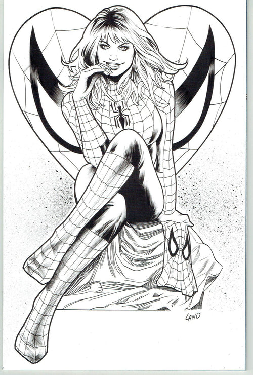 Amazing Spider-Man #25 1:50 Greg Land Mary Jane Sketch Variant Marvel 2022
