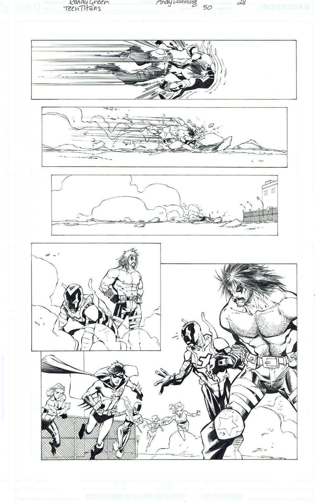Teen Titans #50 pg.28 by Randy Green & Andy Lanning  LOBO