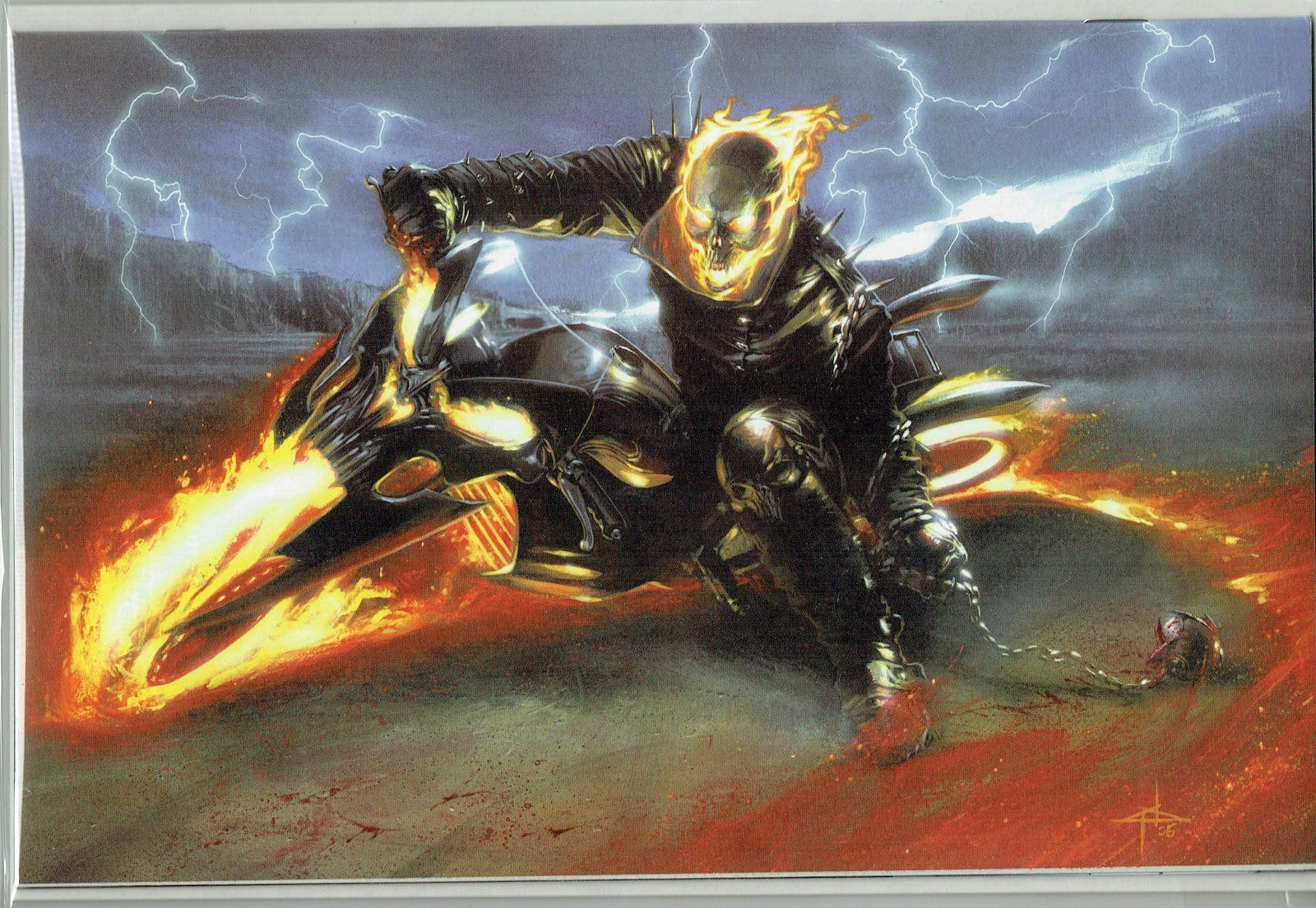 Ghost Rider #1 Gabriele Dell'Otto - Scorpion Comics - Virgin (Limited205/ 600)