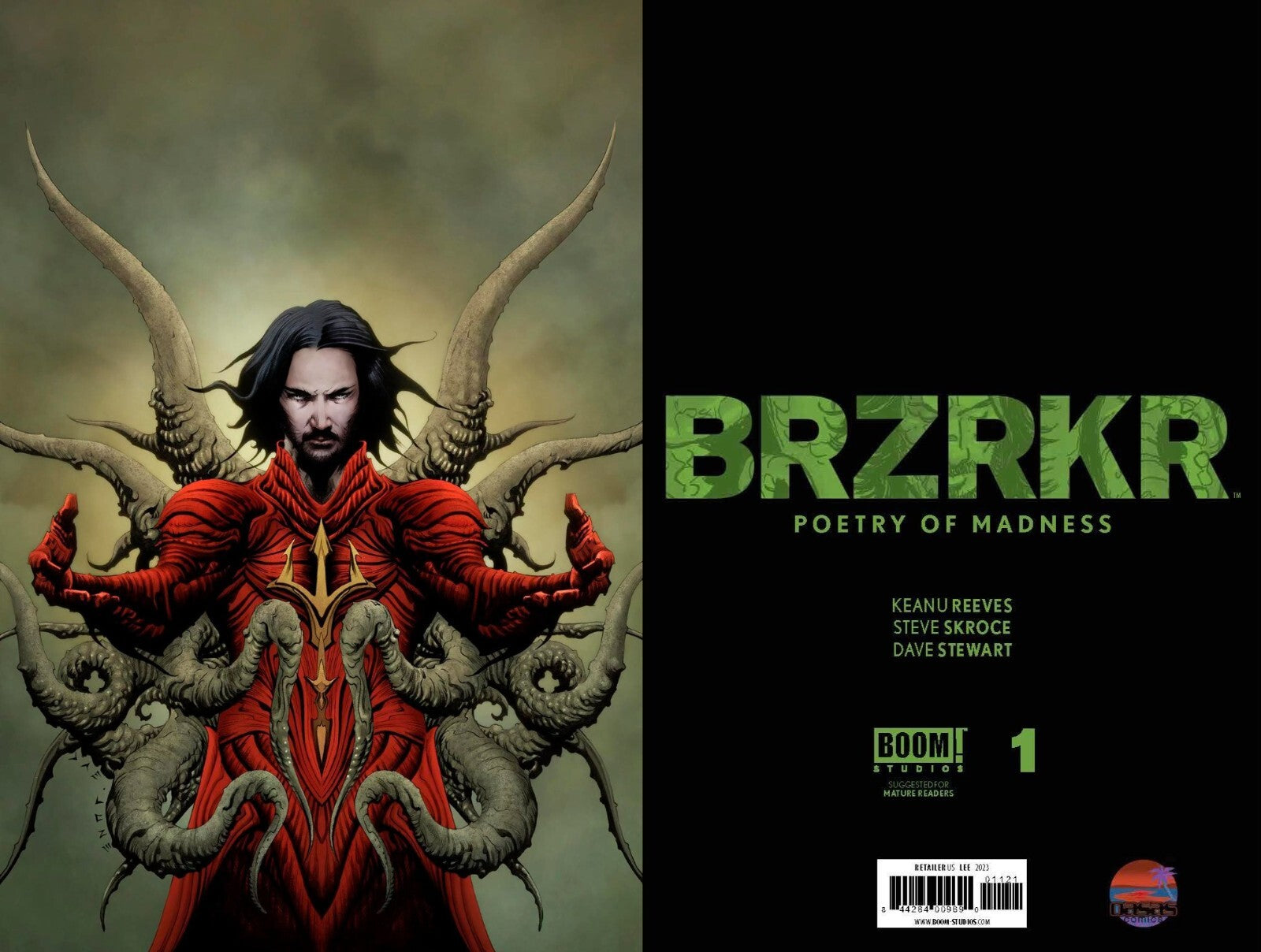 BRZRKR # 1 by Jae Lee ONE SHOT SDCC 2023 Oasas Virgin Variant LTD 500 NON FOIL