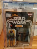 Boba Fett ACTION FIGURE VARIANT STAR WARS #4 CGC 9.6 JOHN TYLER CHRISTOPHER