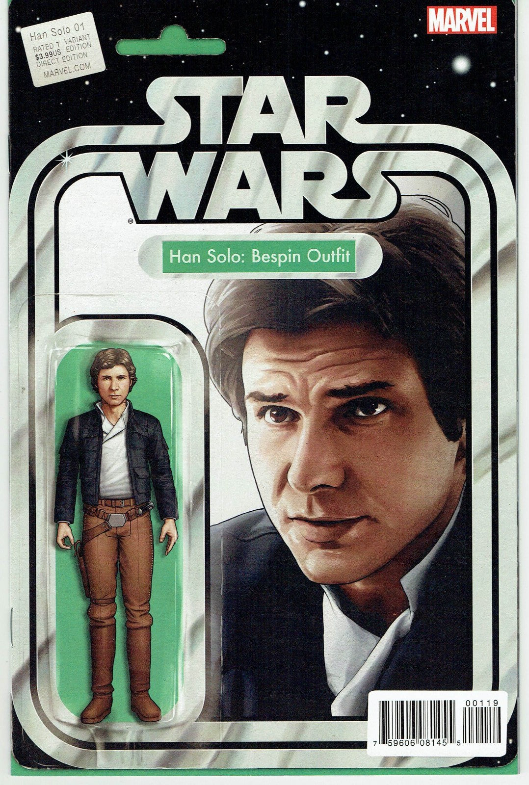 Han Solo #1 Bespin Action Figure Variant by John Tyler Christopher