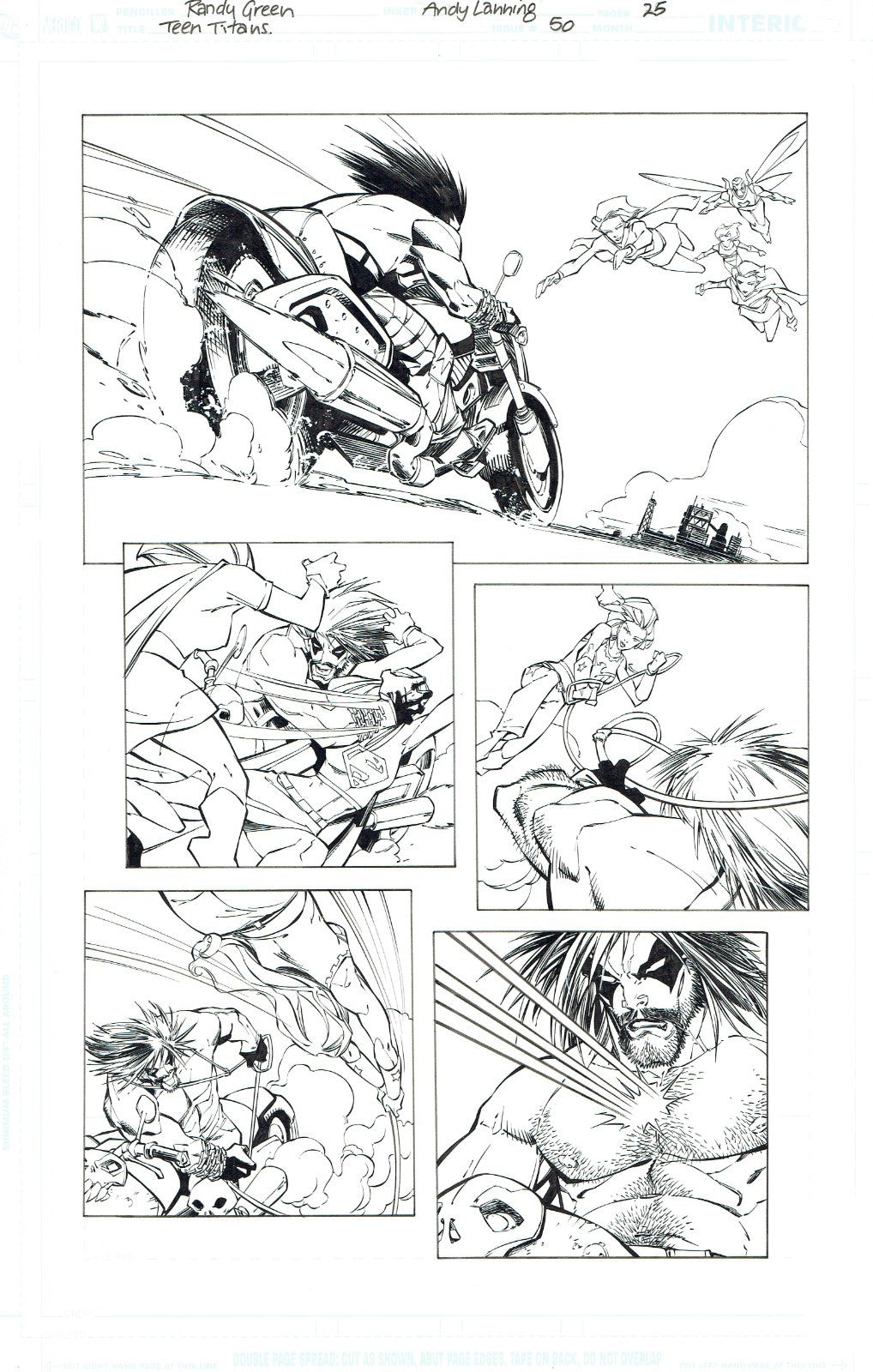 Teen Titans #50 pg.25 by Randy Green & Andy Lanning  LOBO/Wonder Girl