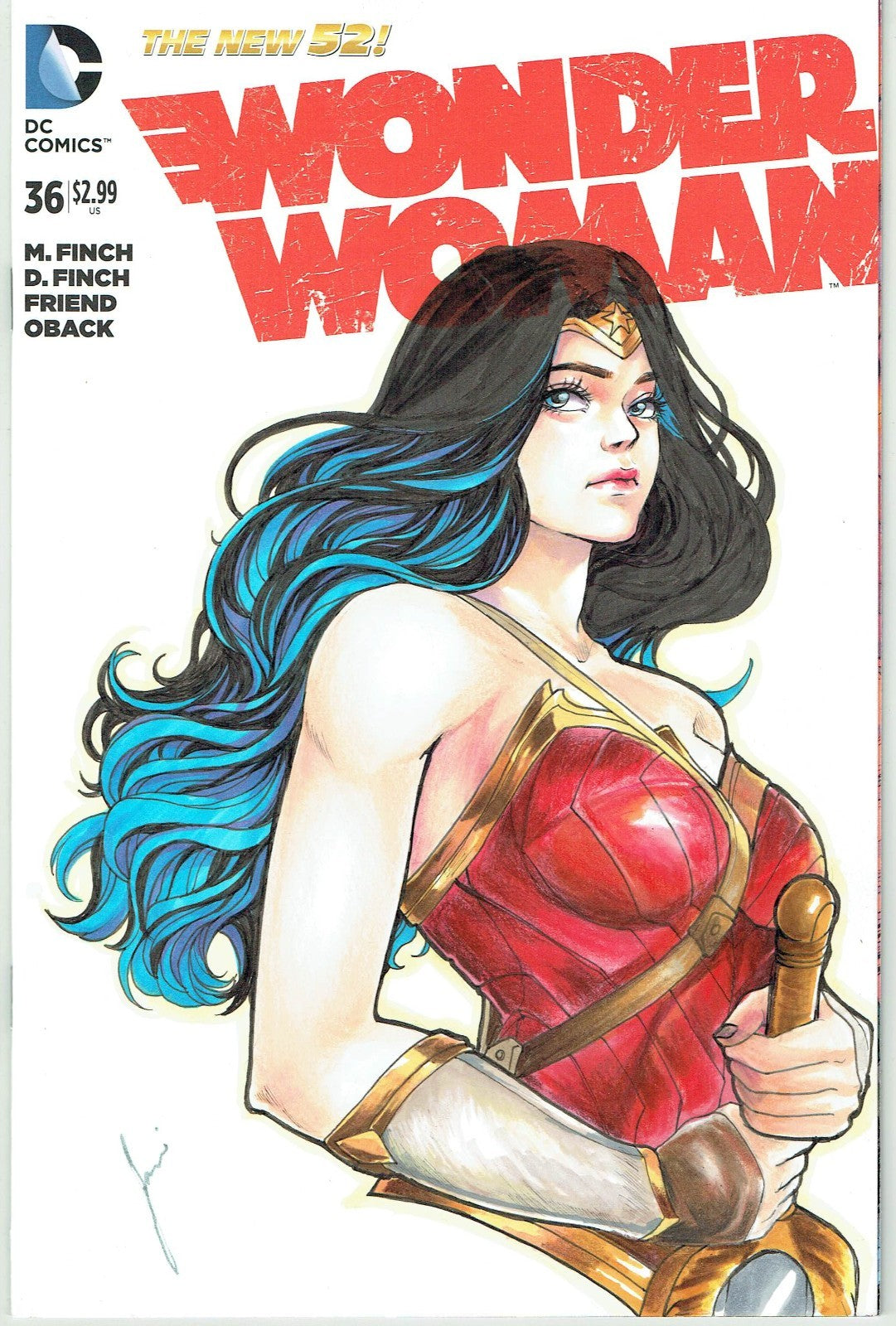 WONDER WOMAN #36 BLANK by VANNESSA TOLENTINO
