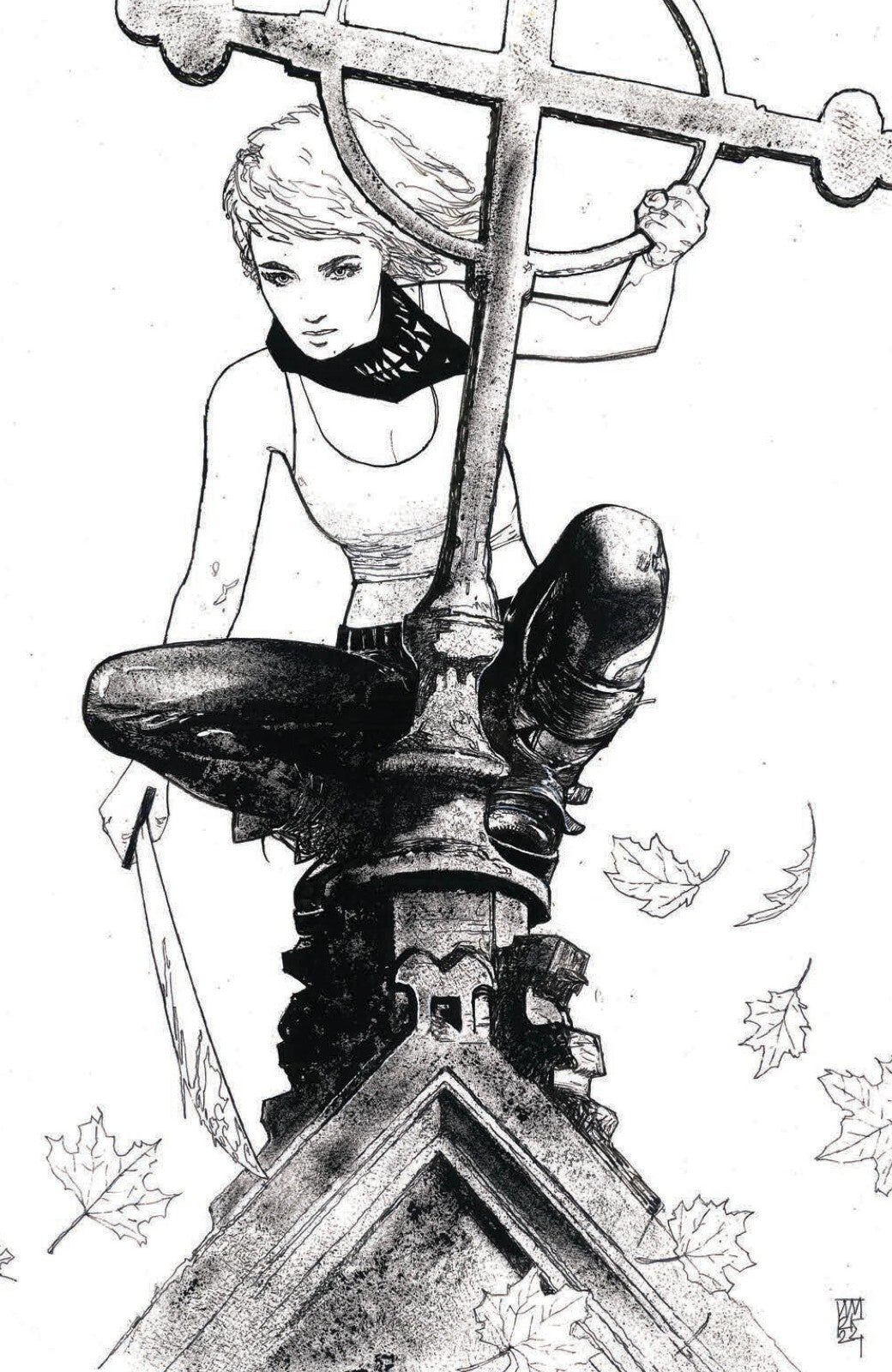 SIKTC #1 Archive Edition Cover C by Alex Maleev Virgin B&W 500 Print Run