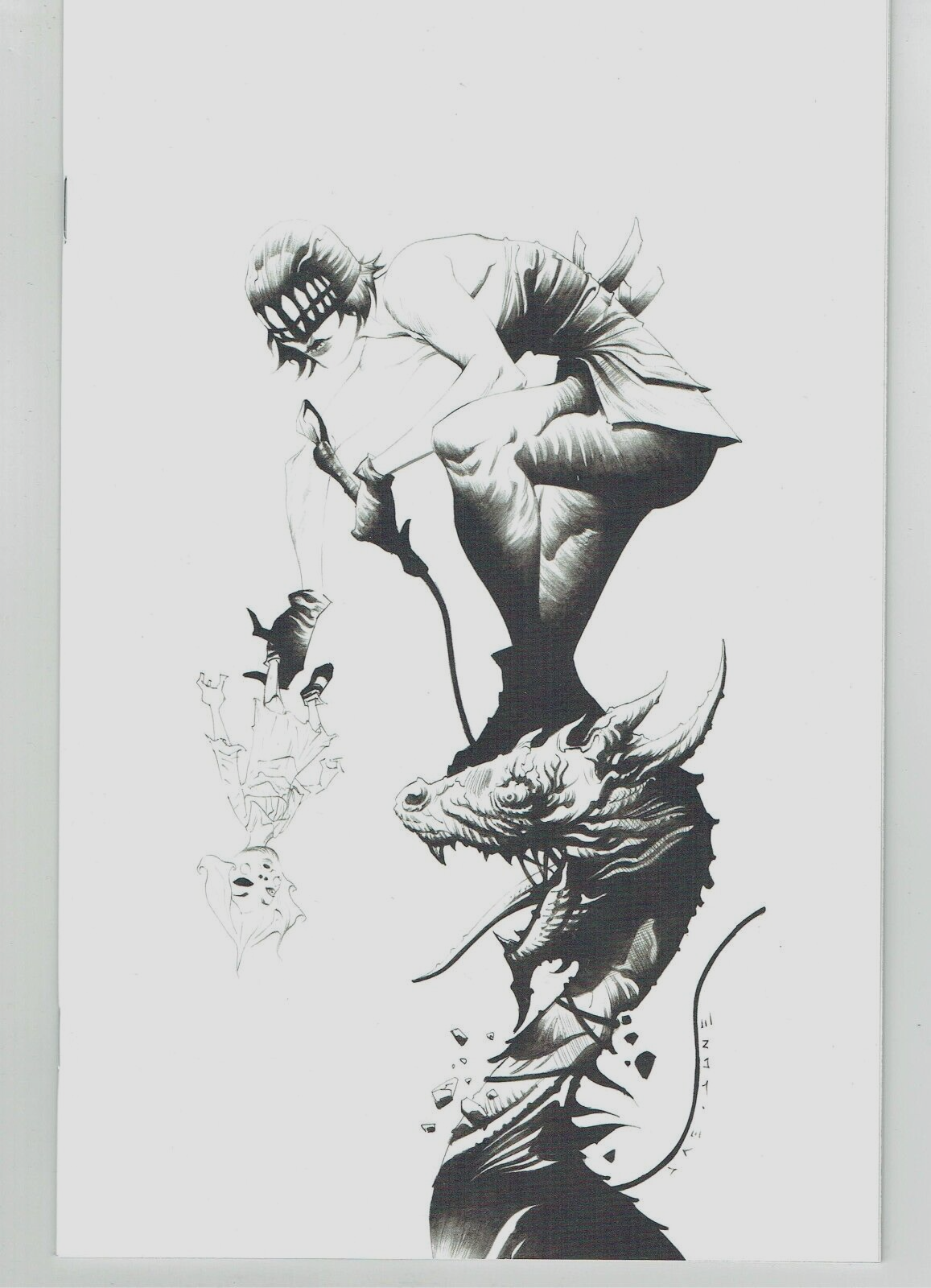 SIKTC #33  by Jae Lee  NYCC 2023 Cover B B&W Oasas Virgin Variant LTD 500