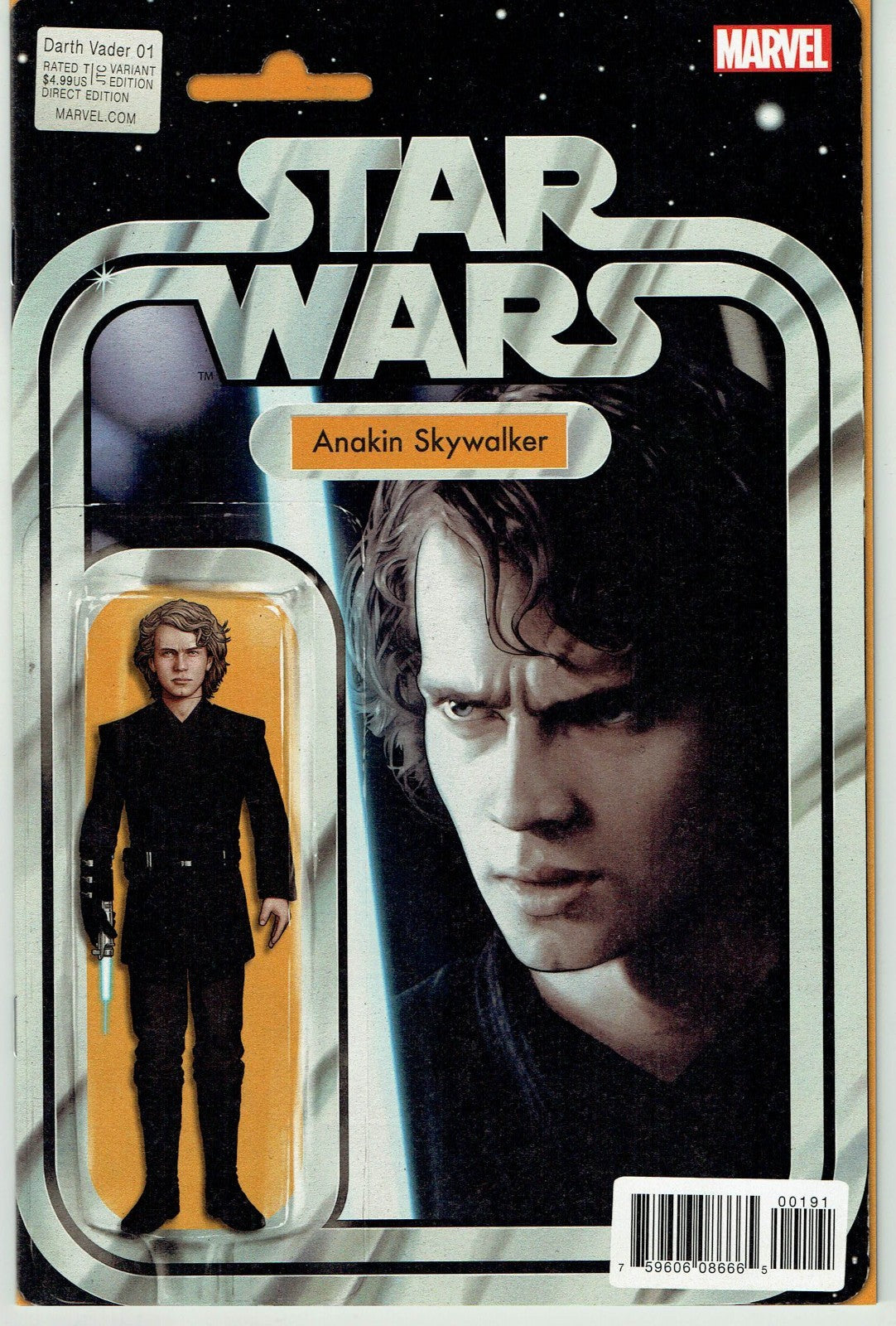 Darth Vader #1 Anakin Action Figure Variant by John Tyler Christopher