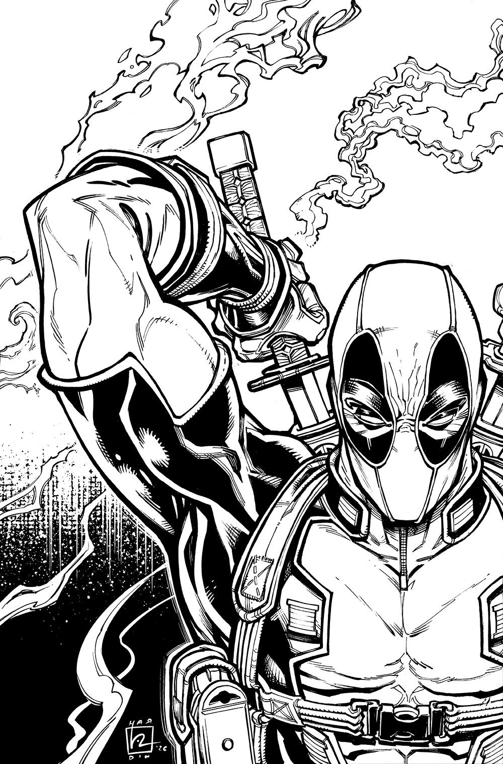Wade Wilson #5 by Chad Hardin